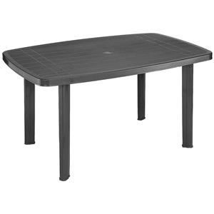 TAVOLI RESINA FARO 137X85 ANTRACITE